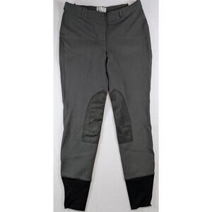 Tuff Rider Dark Grey Women's Equestrian Riding Breeches Full Seat Size 32